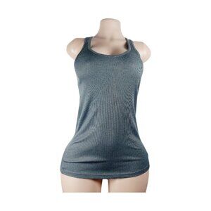 Under Armour Women's Gray Heat Hear Sleeveless Gym Tank Top Size L